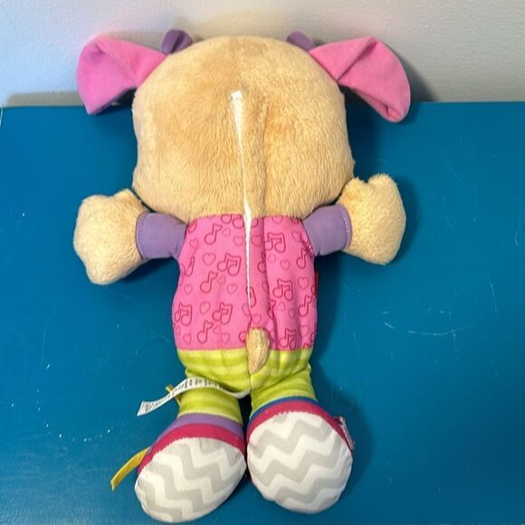 Fisher-Price 2016 Laugh & Learn to Dress Sis Puppy Plush Toy 11.5" Tall - Picture 2 of 3
